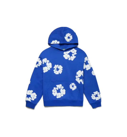 Denim tears royal blue hoodie