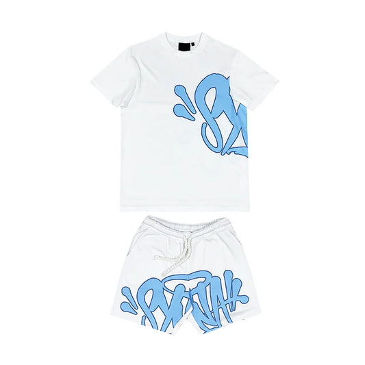 syna white and blue set